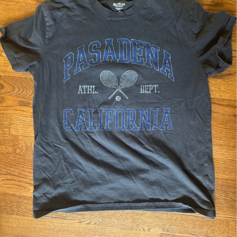 Hollister Black Relaxed Fit T-Shirt